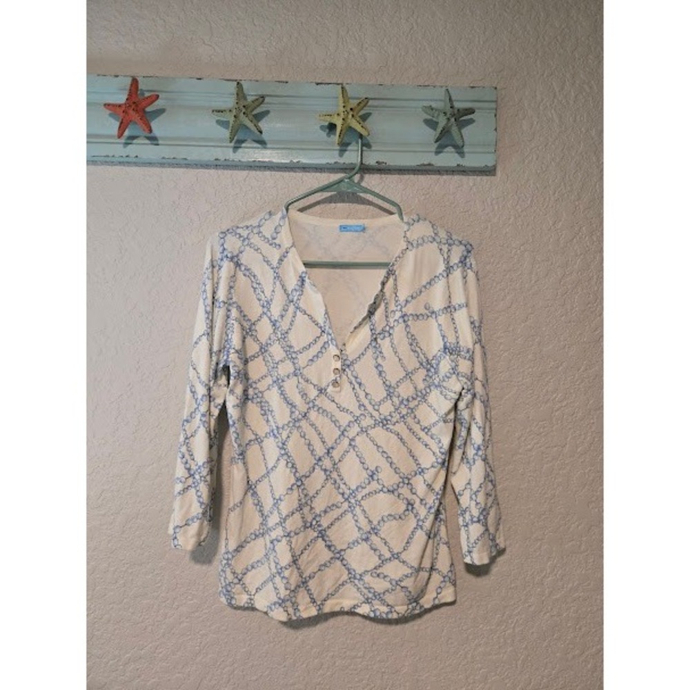 J. McLaughlin Printed Sweater